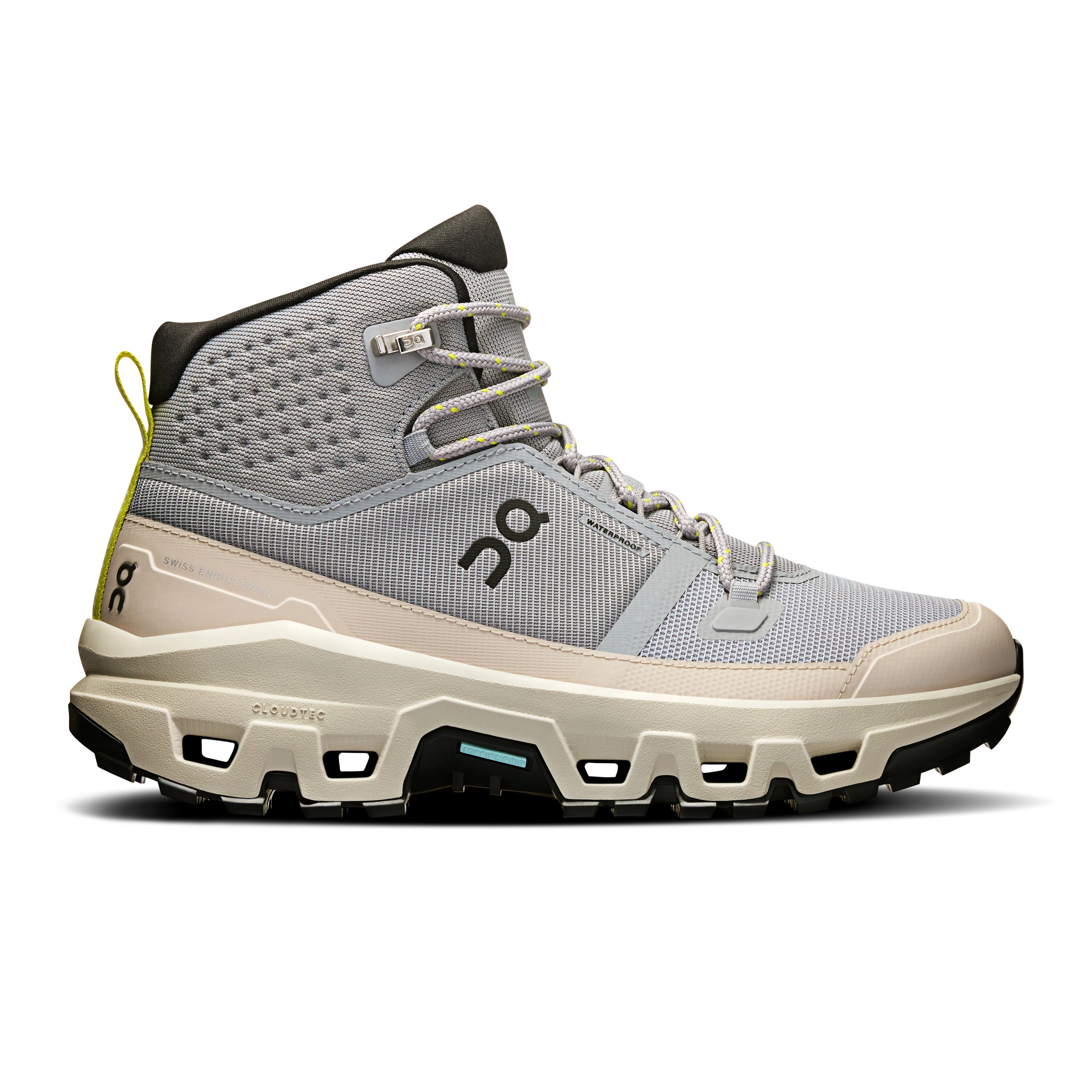 ON Cloudrock Mid WP - Alloy | Ice